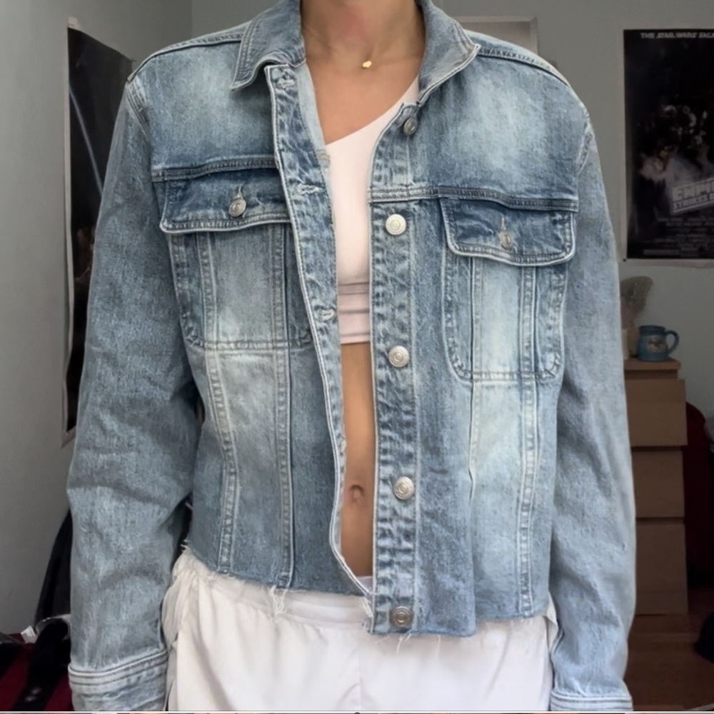 Cropped Jean Jacket